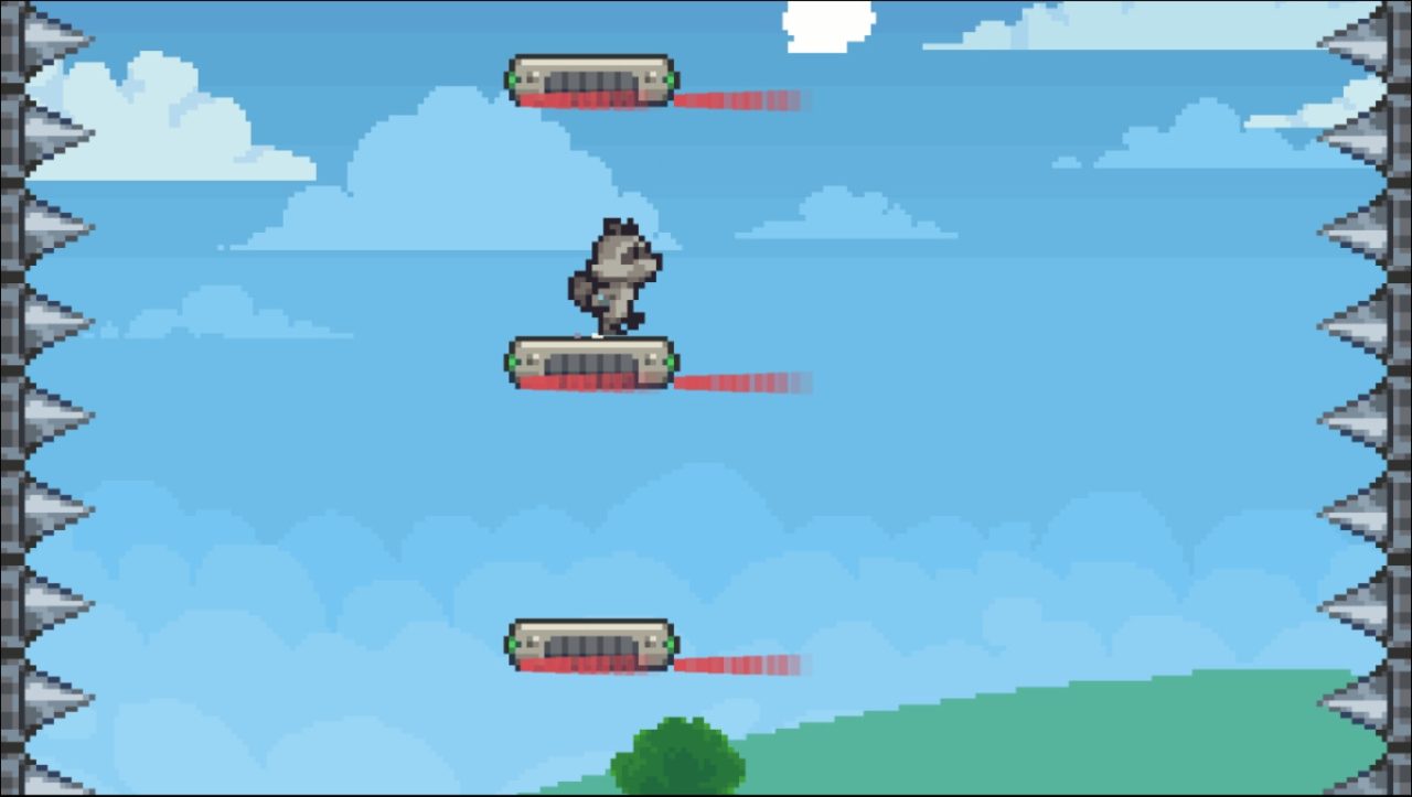 Rift Racoon trofei: piattaforme sospese nel cielo