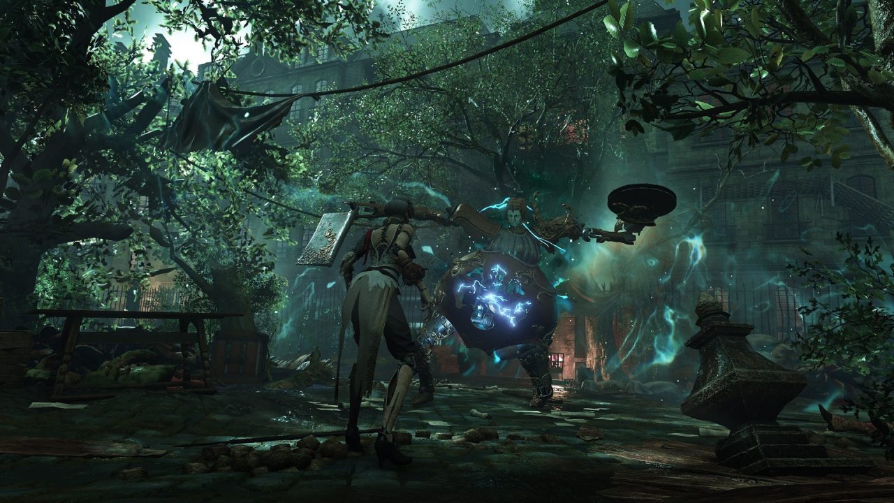 Platino di Steelrising: Aegis combatte contro automi tra i giardini