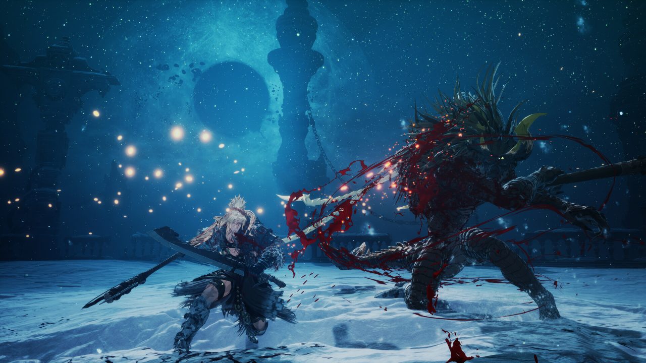 The First Berserker: Khazan trofei: duello con un boss in un'arena ghiacciata