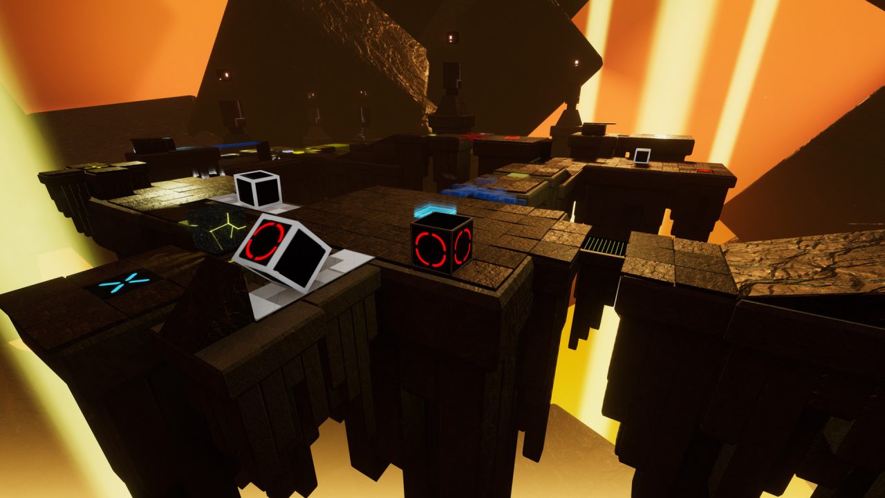 Platino di The Last Cube: un livello tra lava e piattaforme