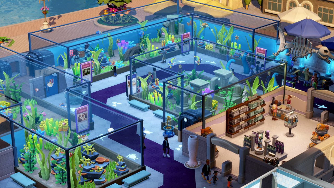 Two Point Museum trofei: le vasche del museo di biologia marina
