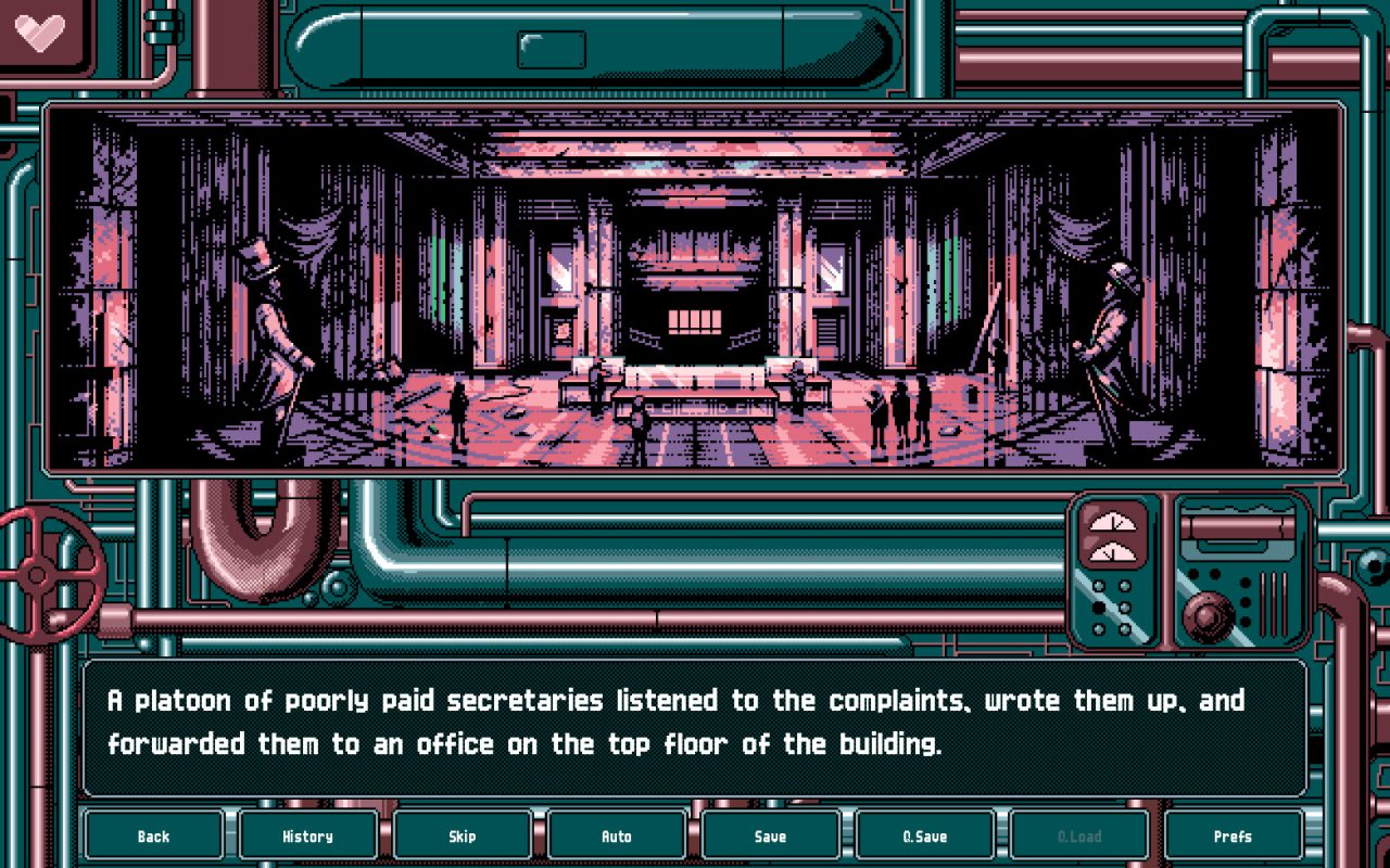 Platino di Vengeful Heart: l'atrio di un edificio governativo