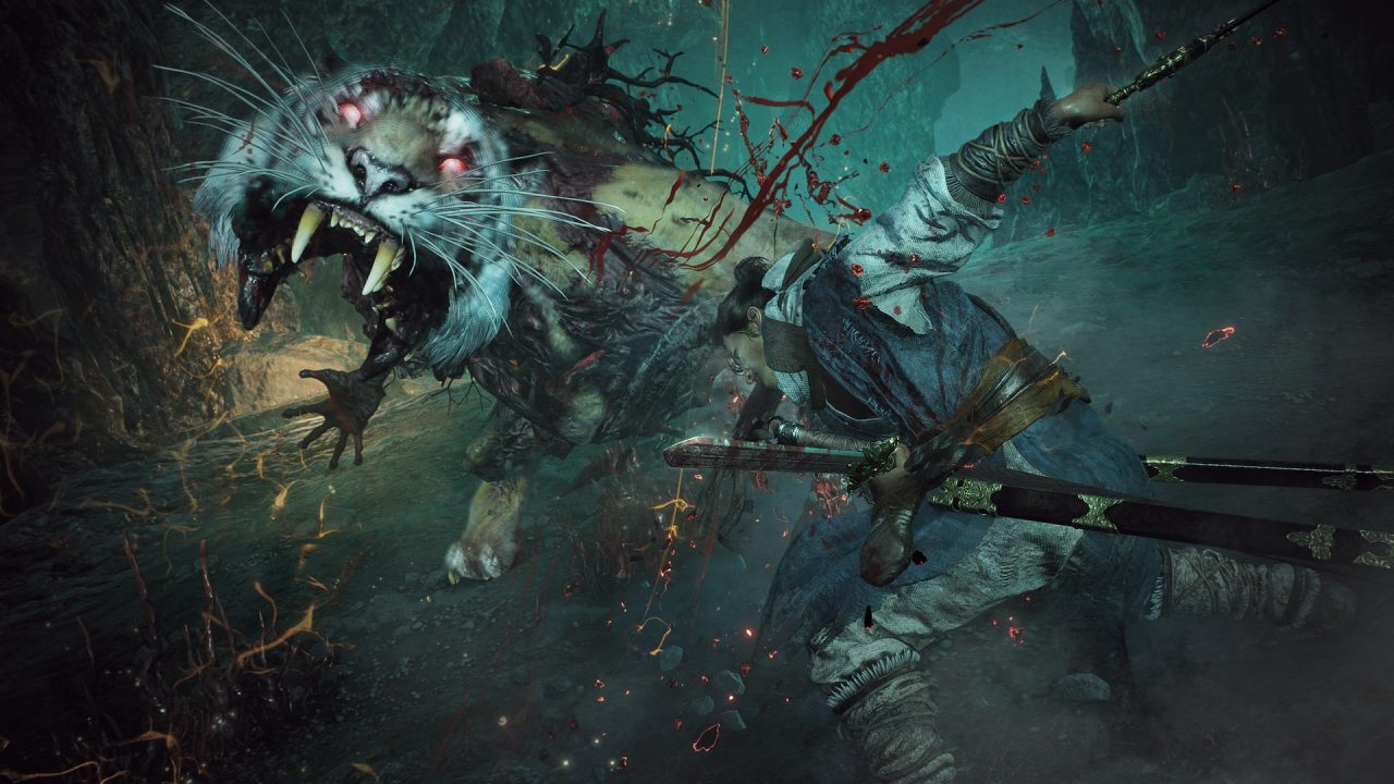 Platino di Wo Long Fallen Dynasty: una tigre demoniaca attacca