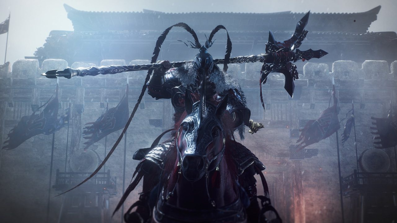 Wo Long Fallen Dynasty trofei: Lu Bu a cavallo sulle mura