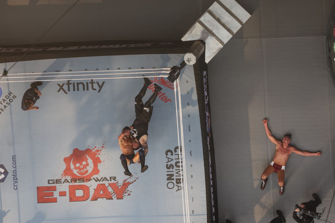 XP divisione Xbox: il ring WWE con il marchio Gears of War: E-Day